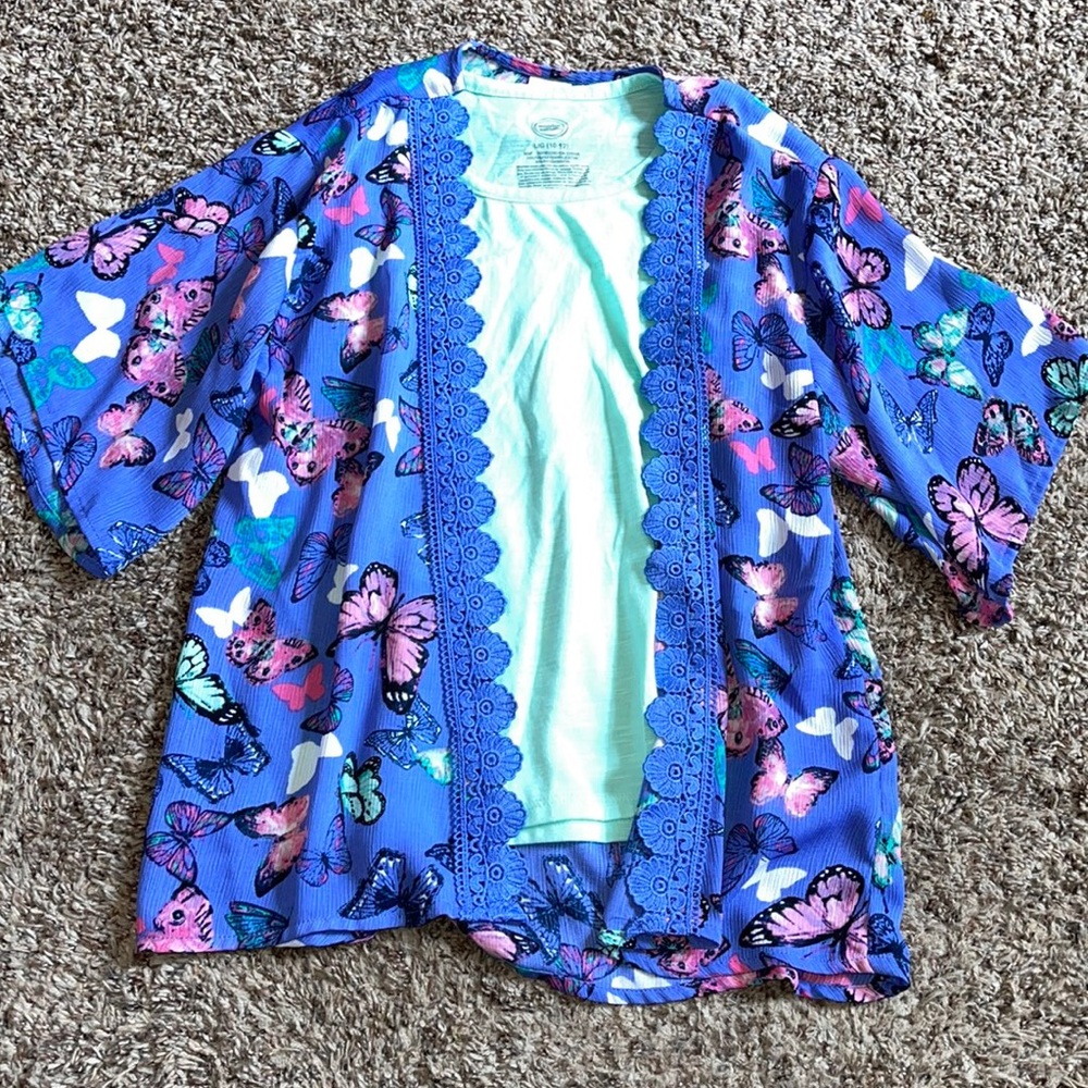 Wonder Nation Kimono and Tank Top Set